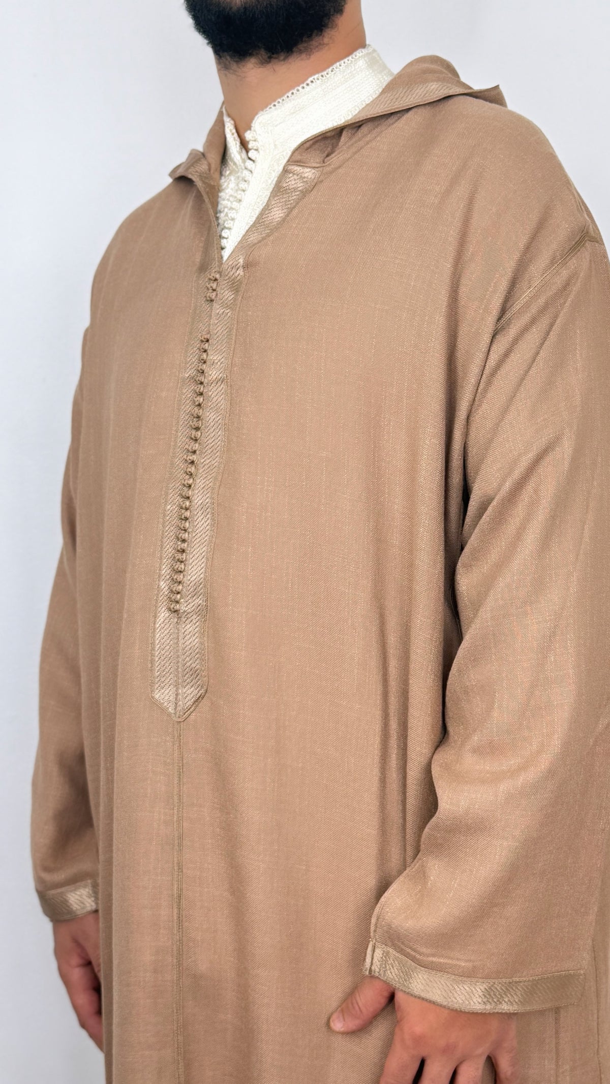 Hooded Djellaba Moroccan Linen
