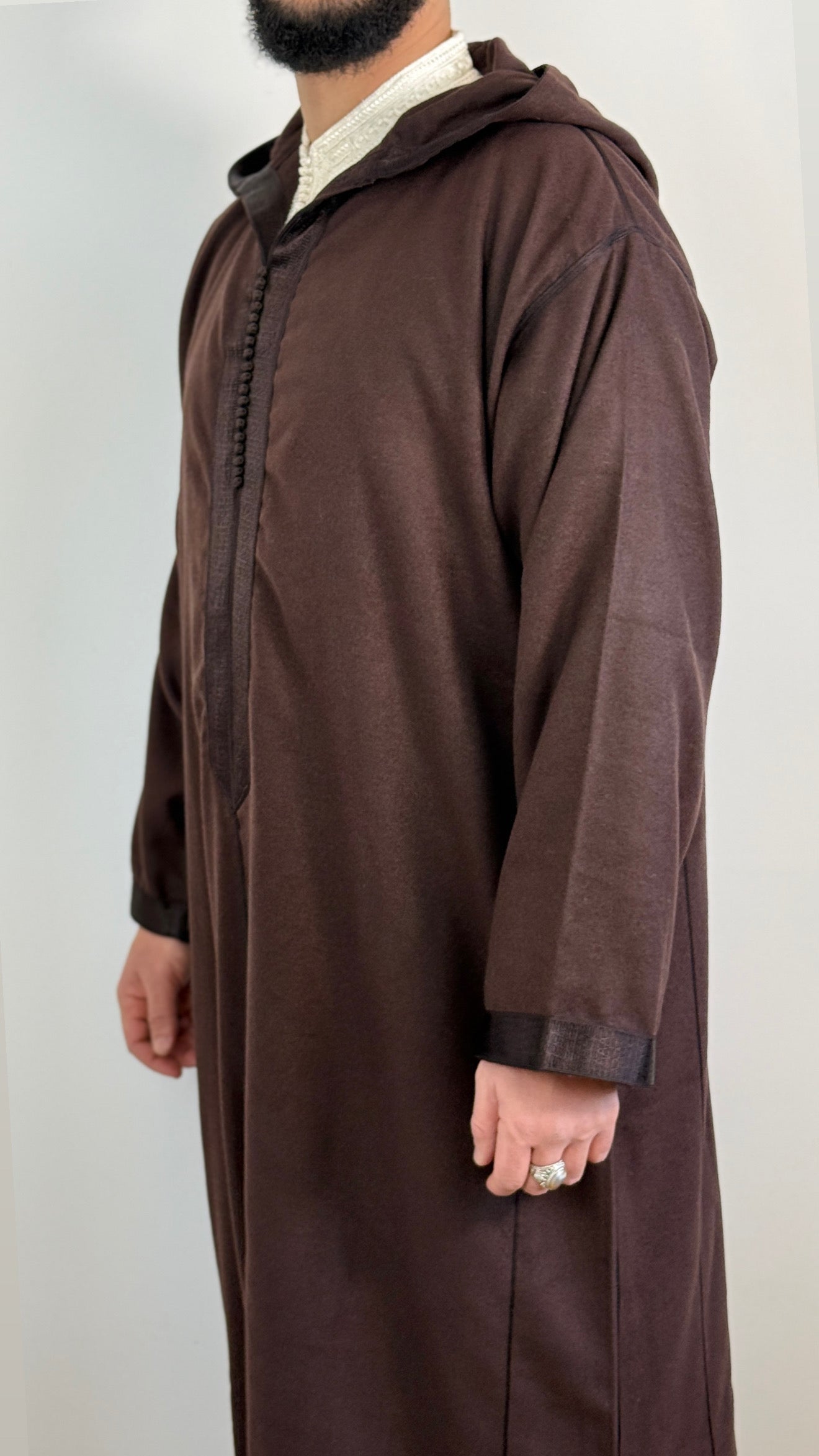 Winter Moroccan Hooded Djellaba Jubbah Melifa Premium