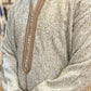 winter wazania Hooded djellaba beige brown