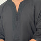 Mens Linen crep Moroccan thobe