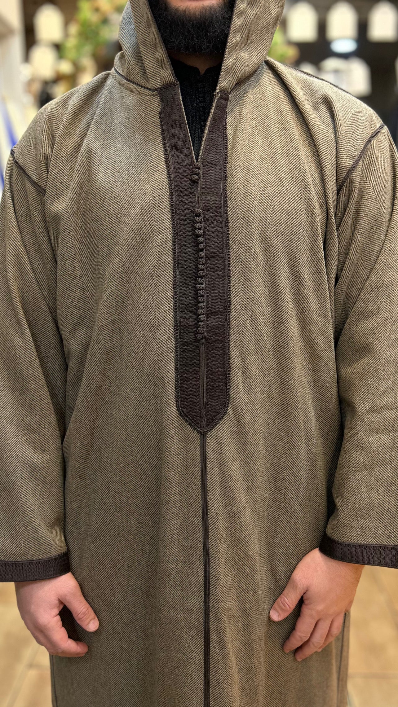 Winter Hooded Moroccan djellaba