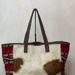 Tote bag Shoulder bag - Cow Fur Leather