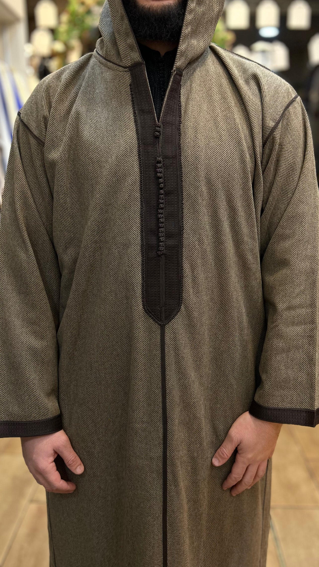 Winter Hooded Moroccan djellaba