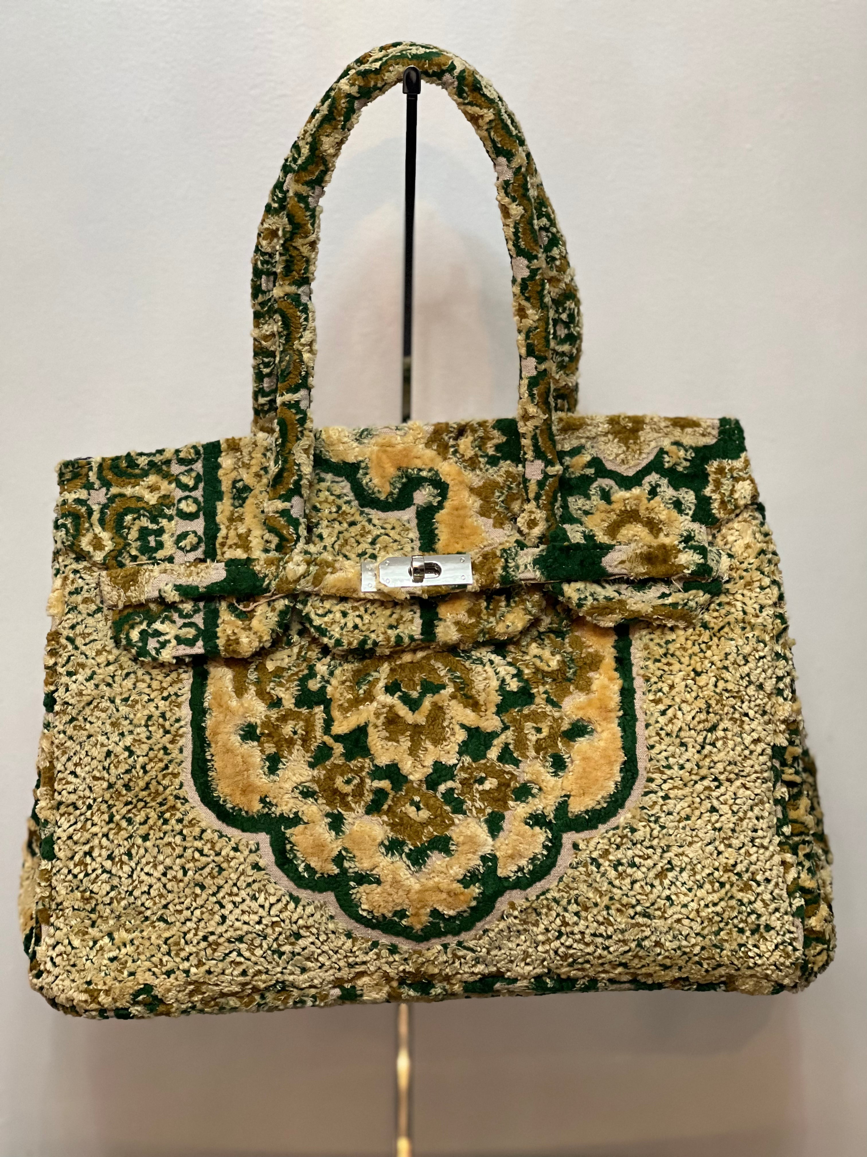 Vintage Handbag Exotic- Made out of Moroccan furniture