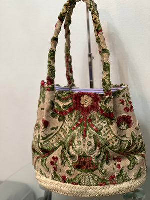 Vintage Bag- using recycled moroccan fabrics