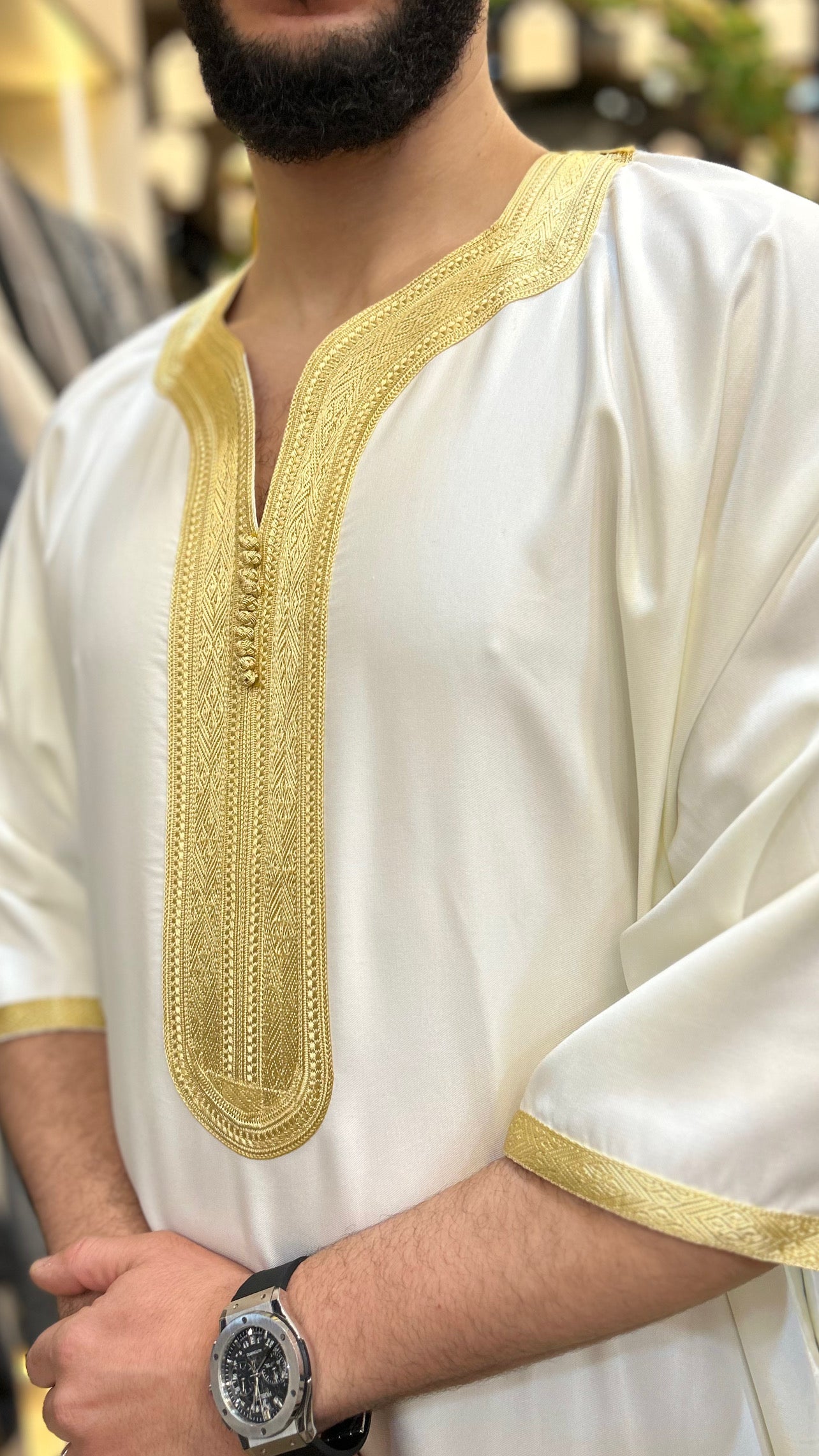 Thobe Gabardine Jubbah Regular Fit