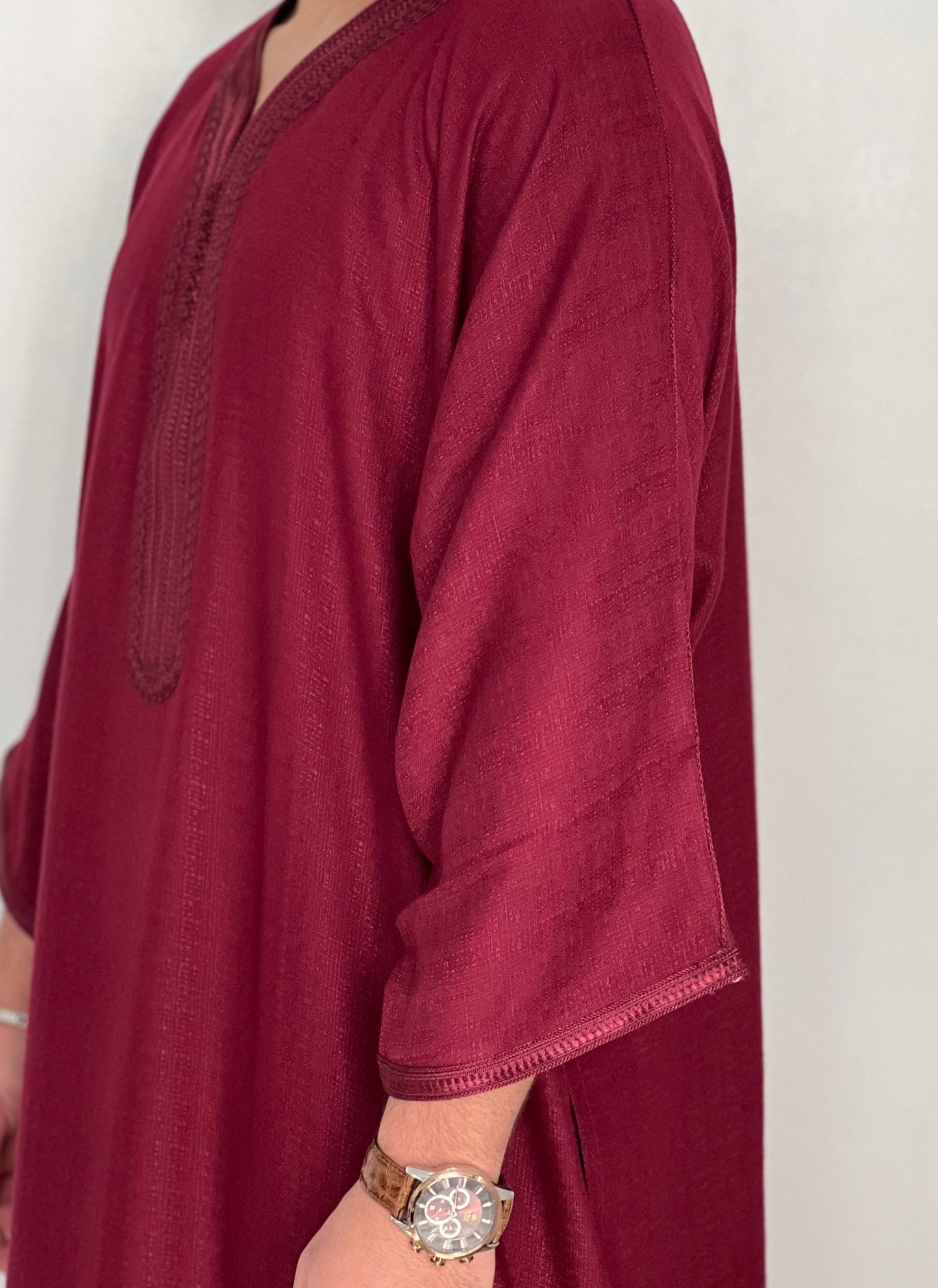 Moroccan Thobe Premium Linen blend