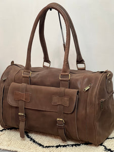 Real leather Bag - large handmade