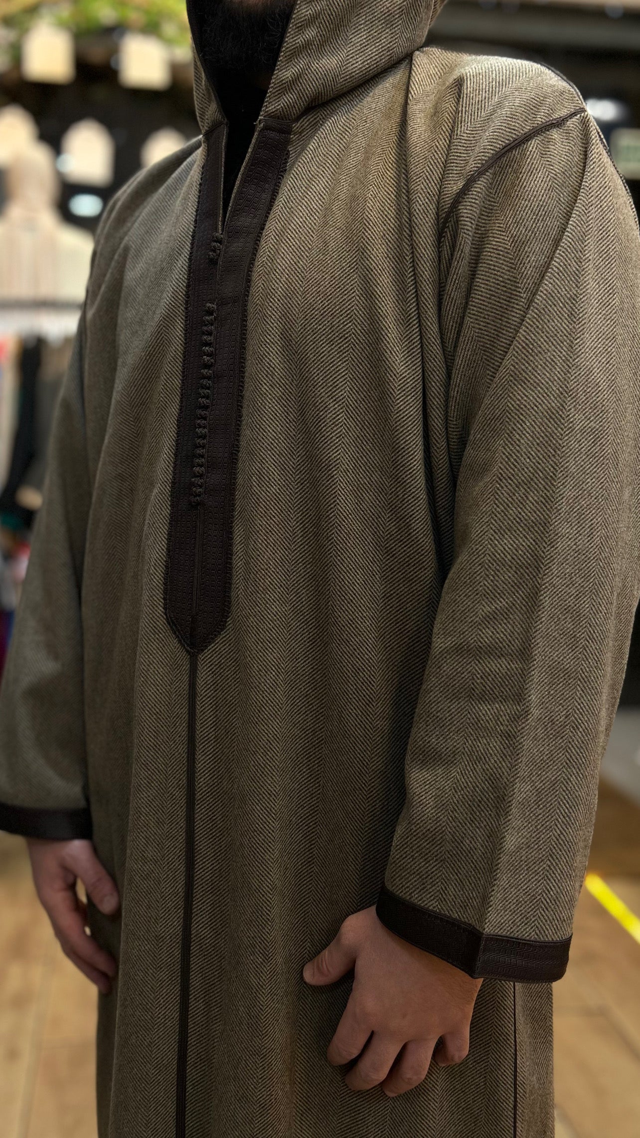 Winter Hooded Moroccan djellaba