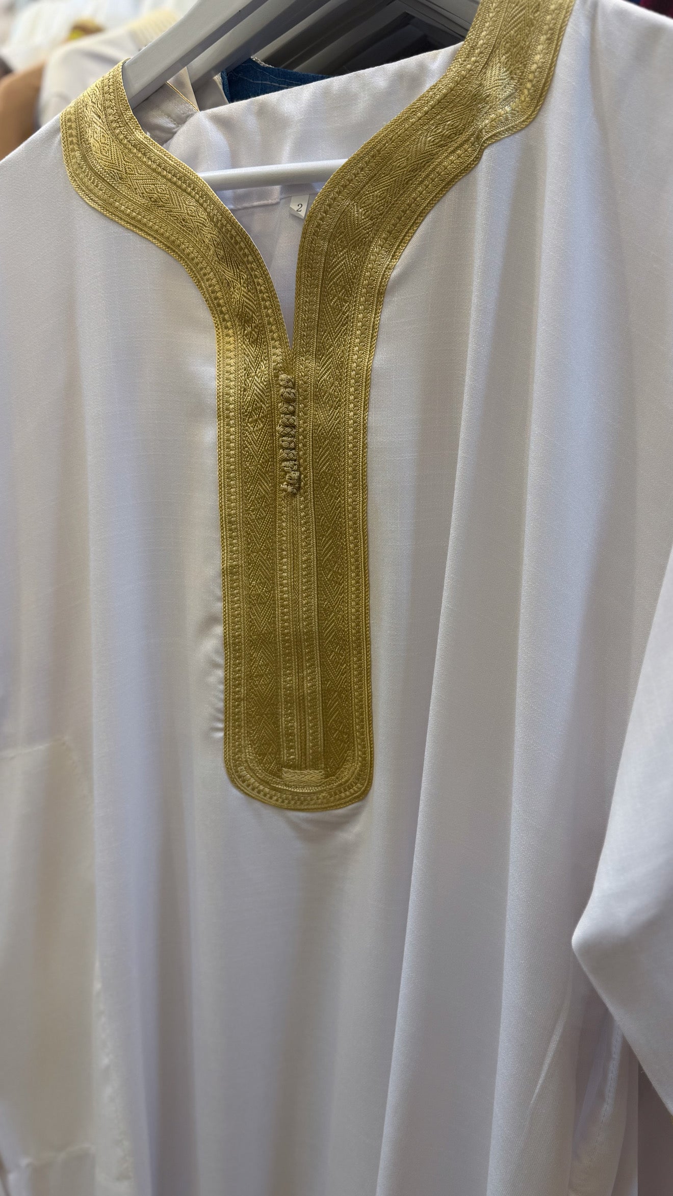 Mens Linen crep Moroccan thobe