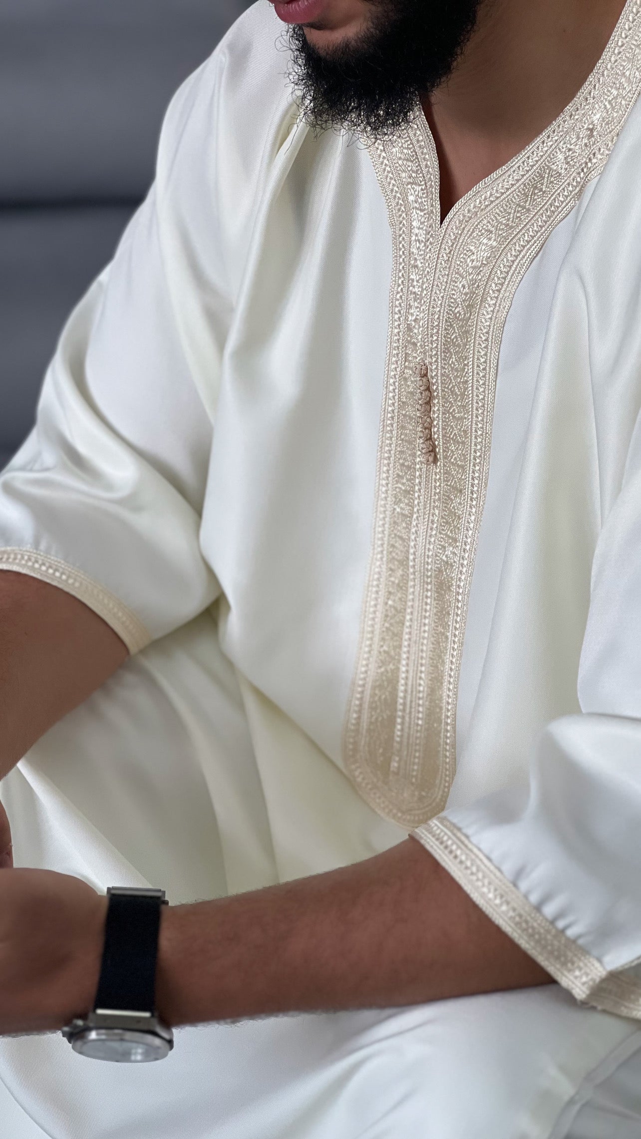 ثوب جبردين جبة قصة عادية
