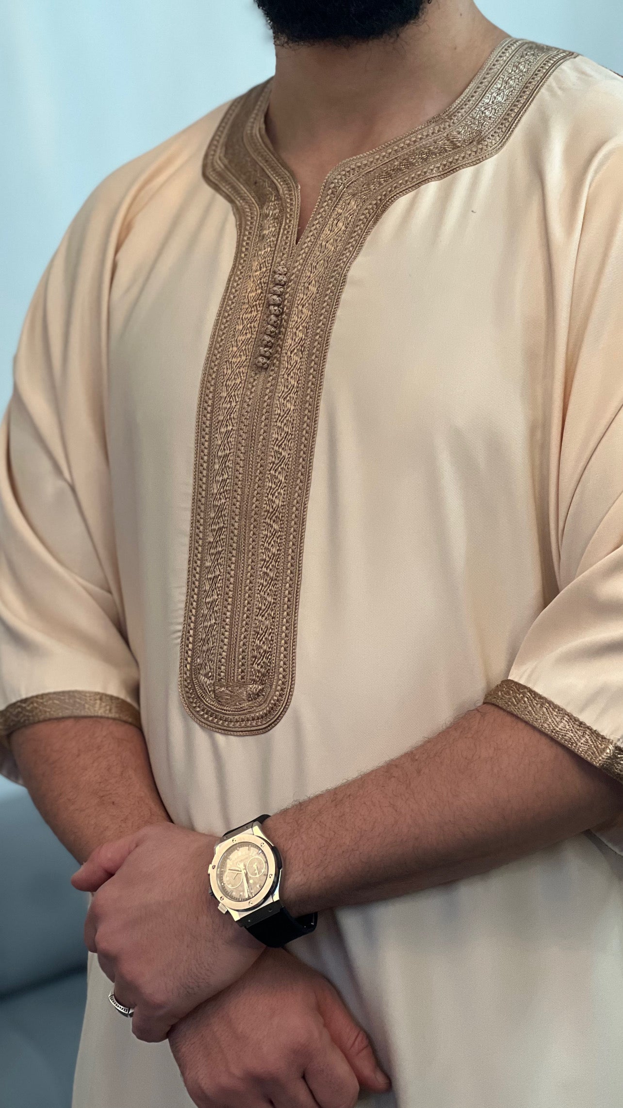 ثوب جبردين جبة قصة عادية