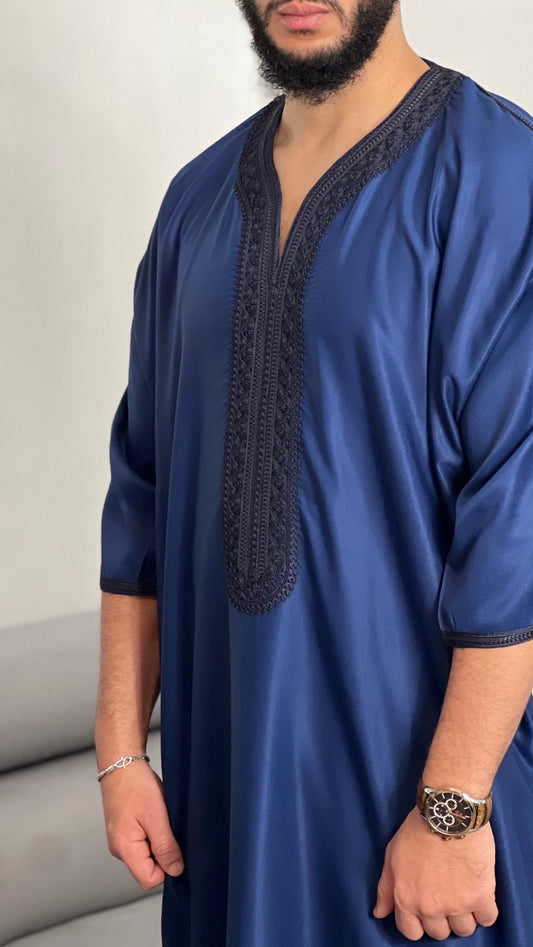 Moroccan Traditional Islamic Thobe Embroidery