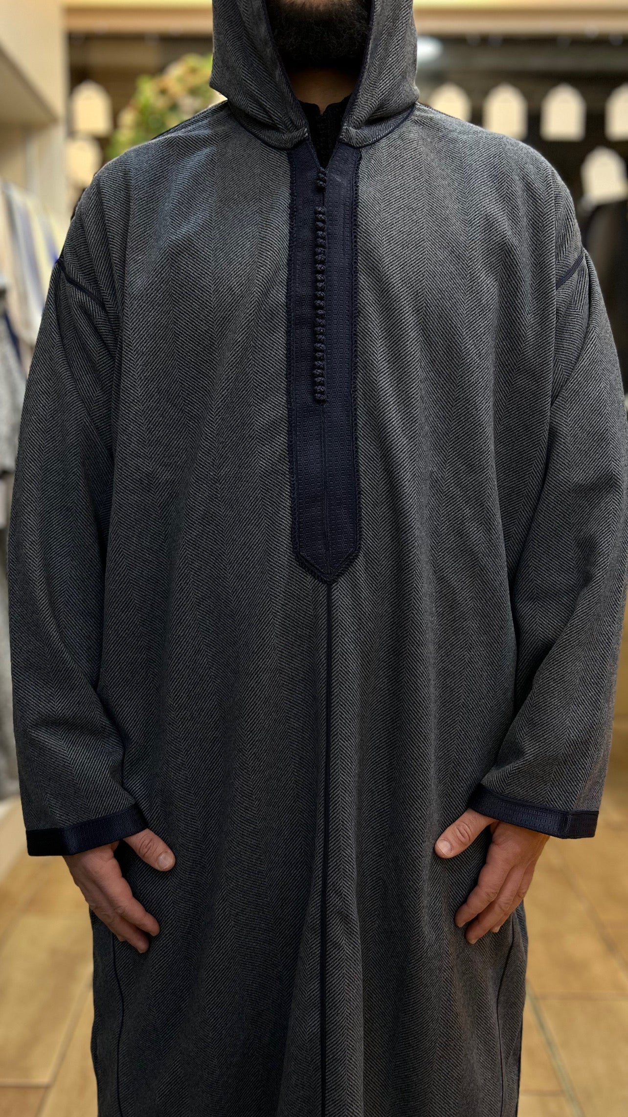 Winter Hooded Moroccan djellaba