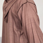 Hooded djellaba linen Moroccan djellaba