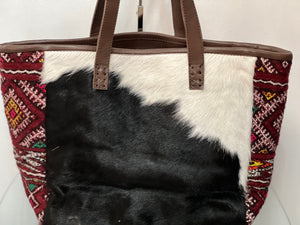 Tote bag Shoulder bag - Cow Fur Leather