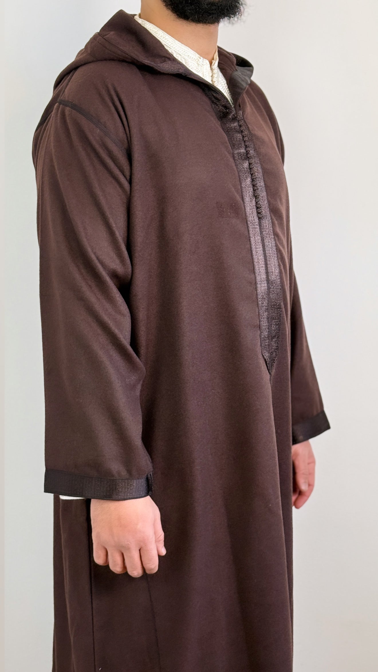 Winter Moroccan Hooded Djellaba Jubbah Melifa Premium