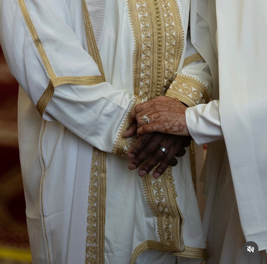 طقم جبادور مغربي فاخر من نيكا 3 قطع