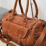 Real leather Bag - large handmade