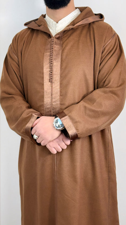 Winter Moroccan Hooded Djellaba Jubbah Melifa Premium