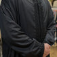 Hooded Embroidery Gabardine Moroccan Thobe