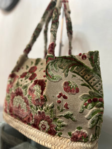 Vintage Bag- using recycled moroccan fabrics