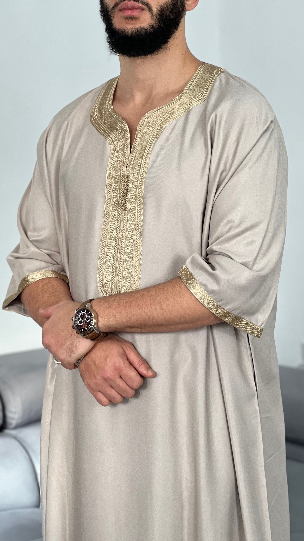 Thobe Gabardine Jubbah Regular Fit