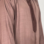 Hooded djellaba linen Moroccan djellaba