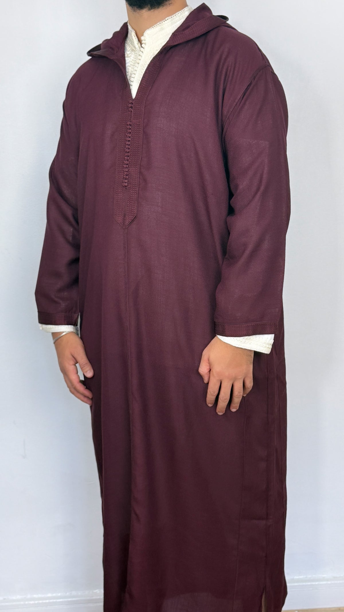 Hooded Djellaba Moroccan Linen