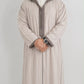 Hooded Premium Nikkah Djellaba Strip see through