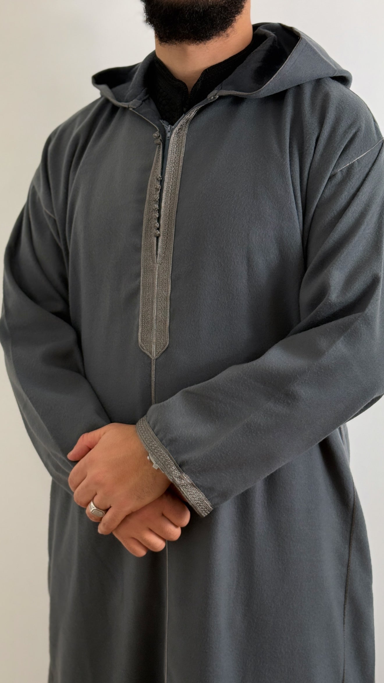 Winter Moroccan Hooded Djellaba Jubbah