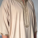 Mens Linen crep Moroccan thobe