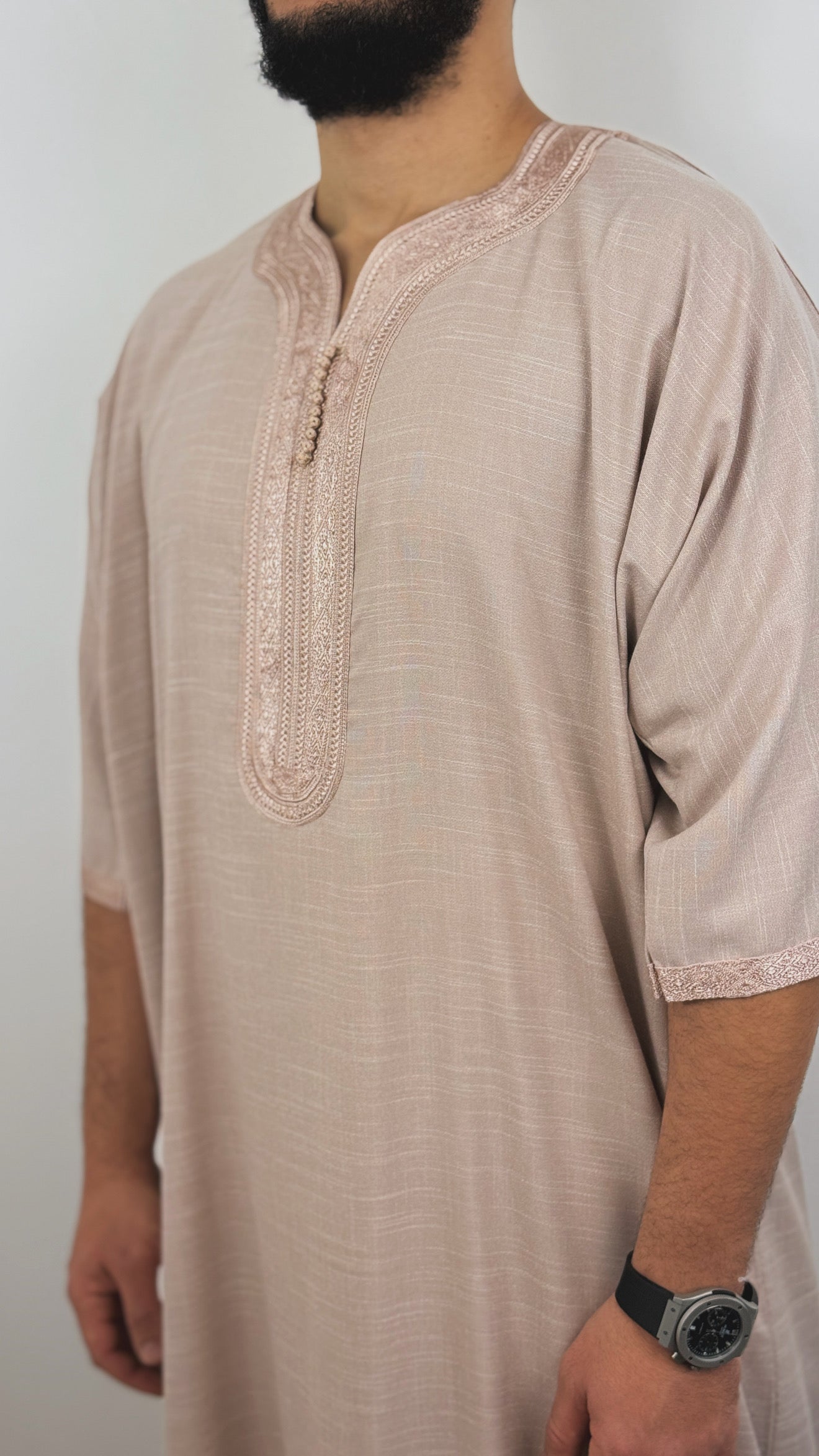 Moroccan  linen Thobe jubbah