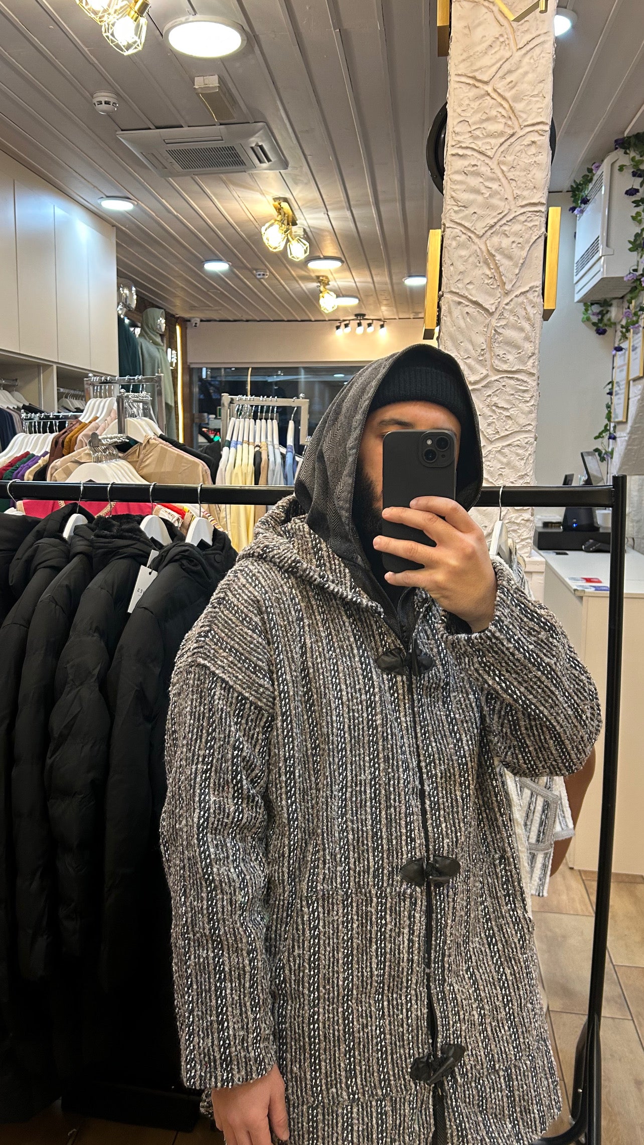 Moroccan coat wool kashaba jacket