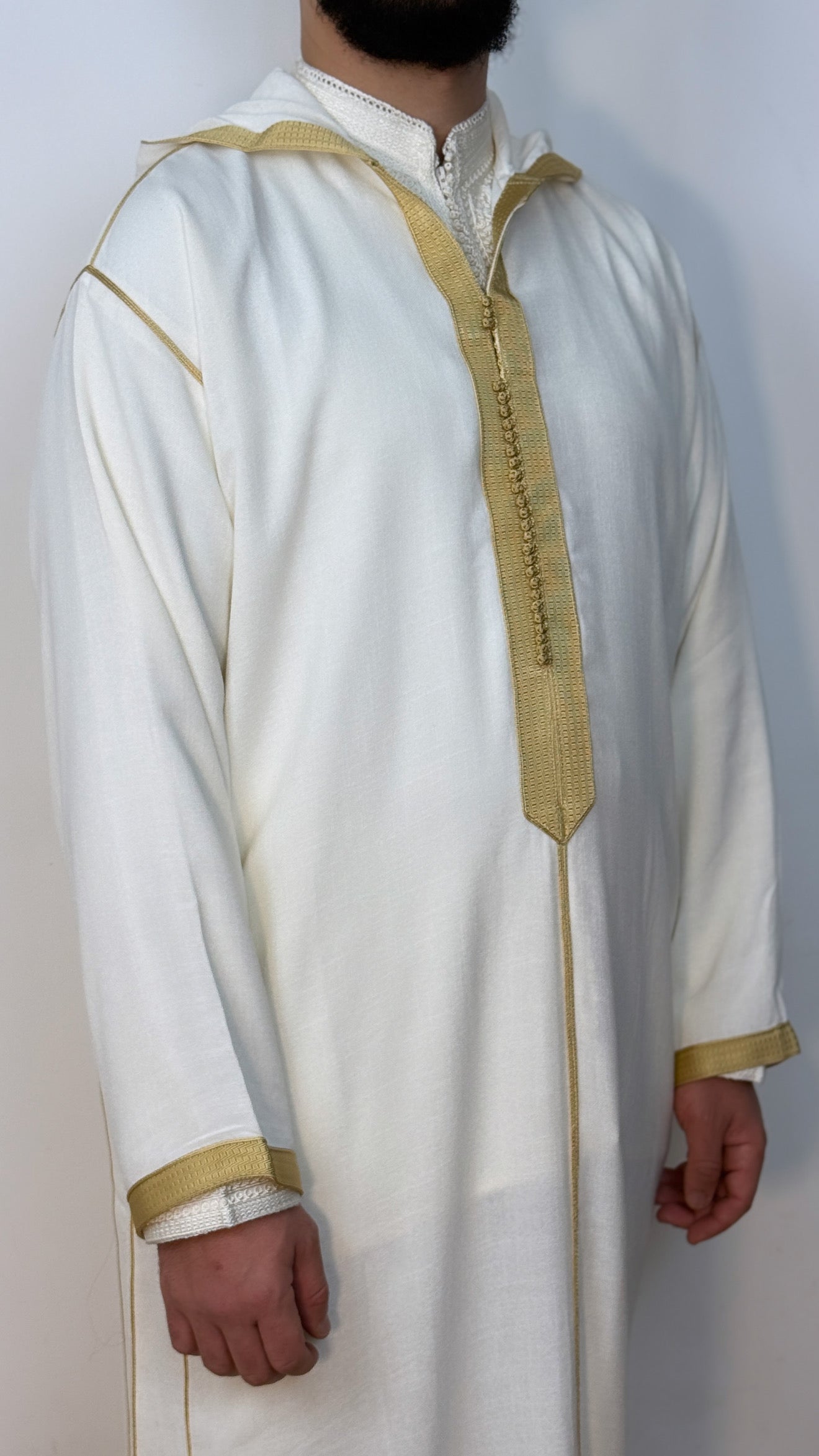 Hooded Djellaba Moroccan Linen