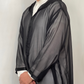 Hooded Premium Nikkah Djellaba see through