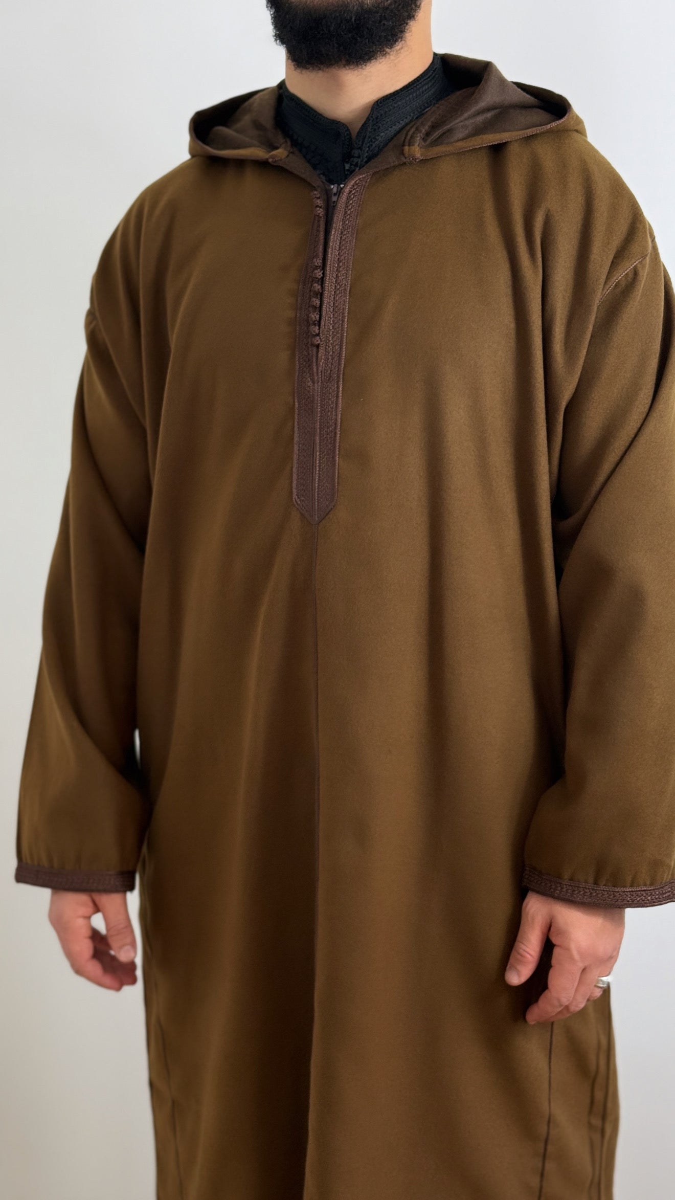 Winter Moroccan Hooded Djellaba Jubbah