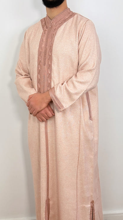 Kaftan Winter color Tweed Long Sleeve Thobe