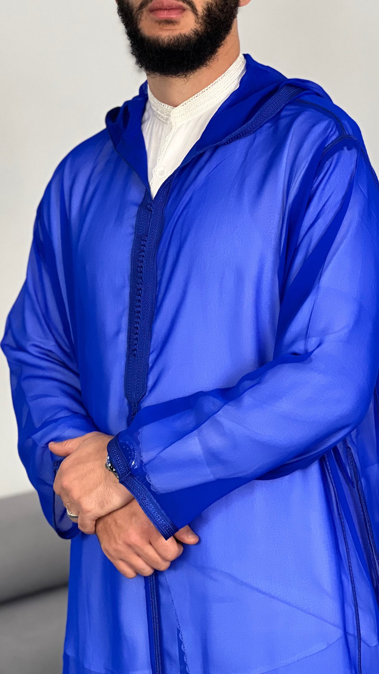قسط Nikkah مقنع ثوب الجلابة انظر من خلال