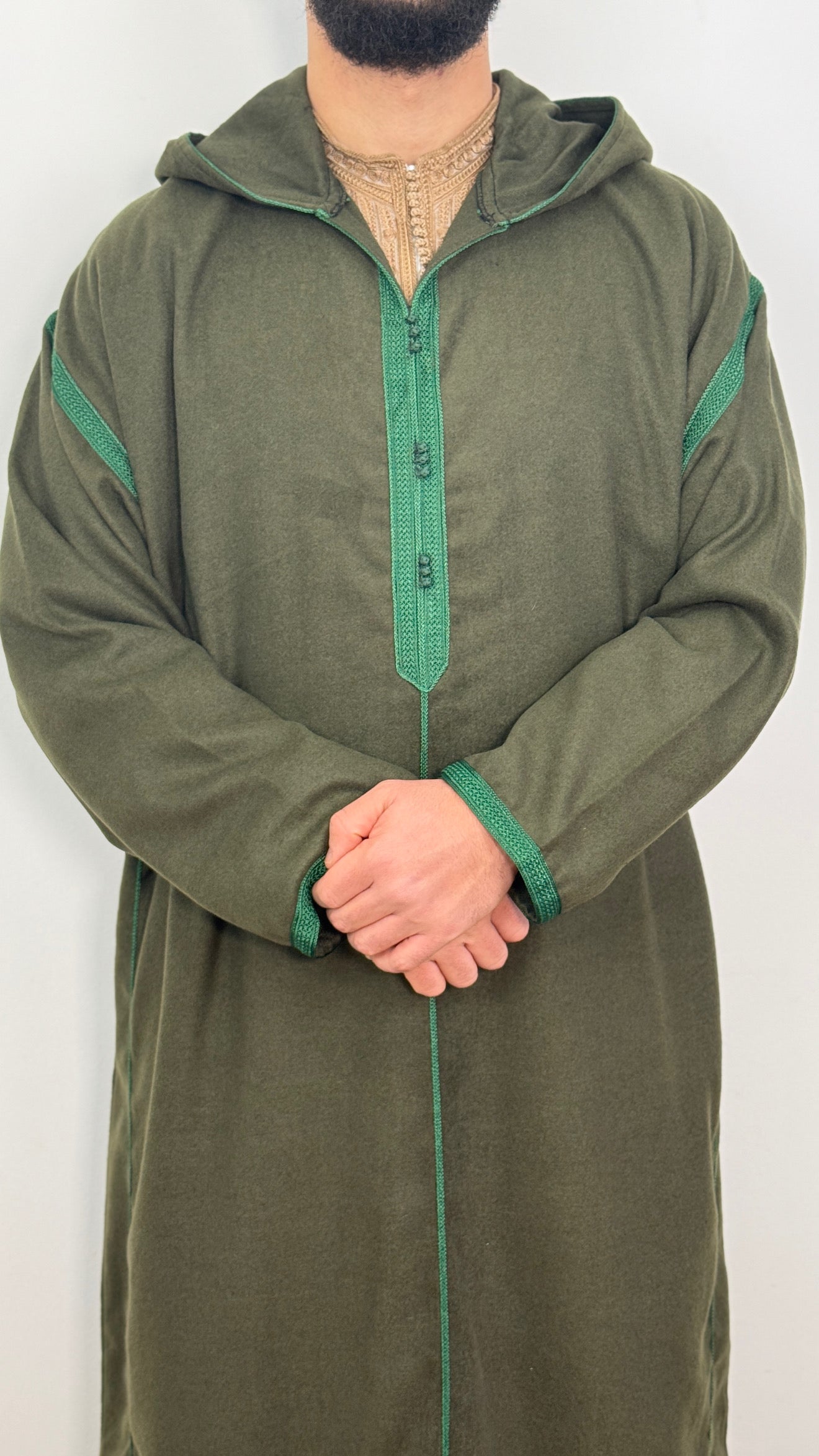 Winter Moroccan Hooded Djellaba Jubbah