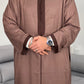 Hooded djellaba linen Moroccan djellaba