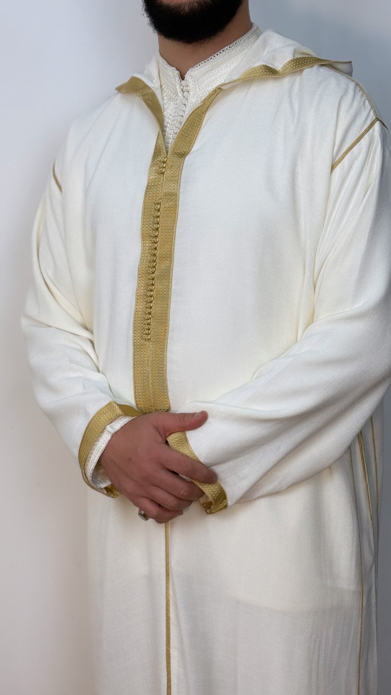 Hooded Djellaba Moroccan Linen