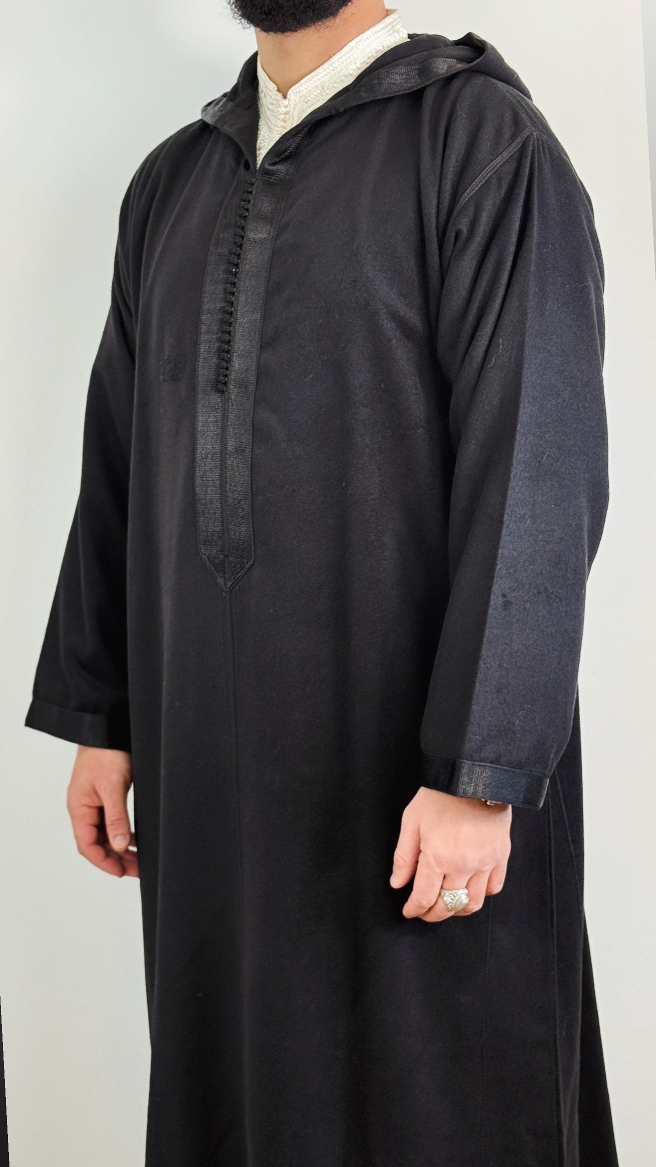 Winter Moroccan Hooded Djellaba Jubbah Melifa Premium