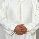 Hooded Djellaba cotton Nikkah Moroccan