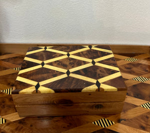 Wooden jewellery box- AUTHENTIC wood handmade Eid Gift