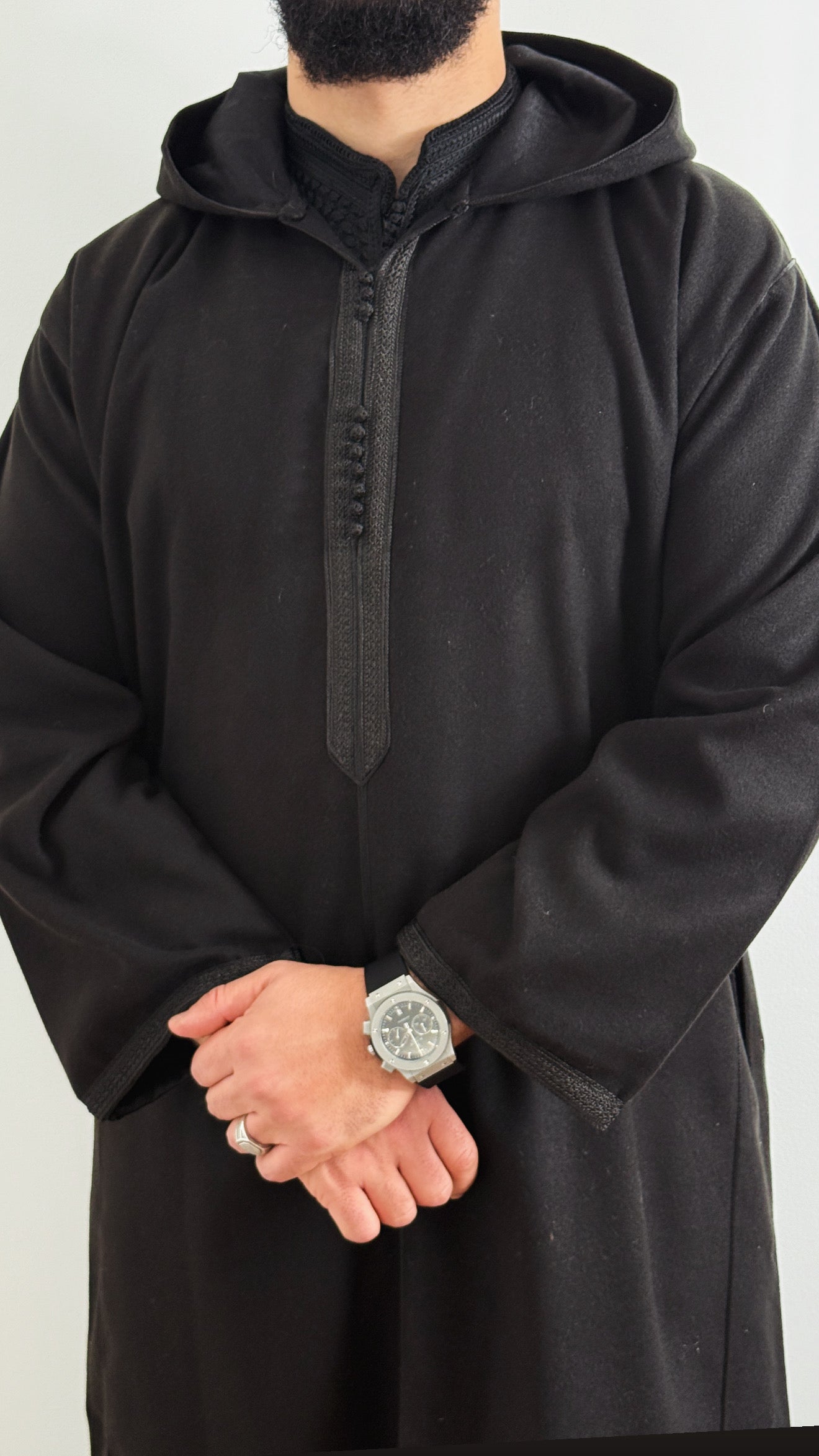 Winter Moroccan Hooded Djellaba Jubbah