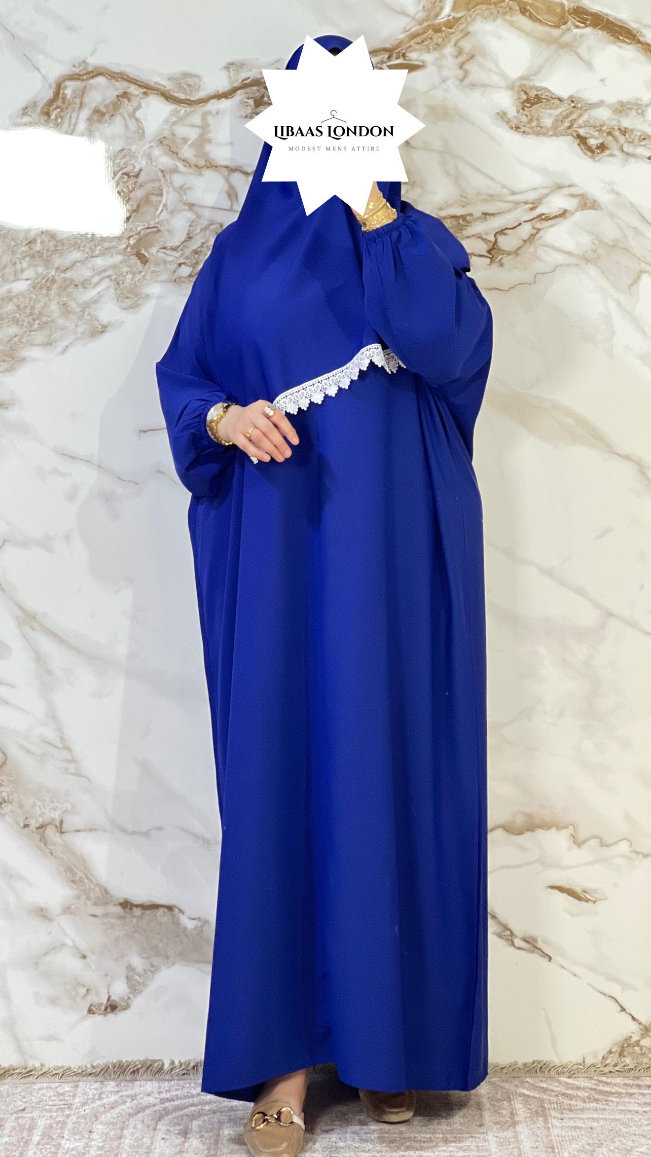 Modest Prayer Abaya with Hijab Set