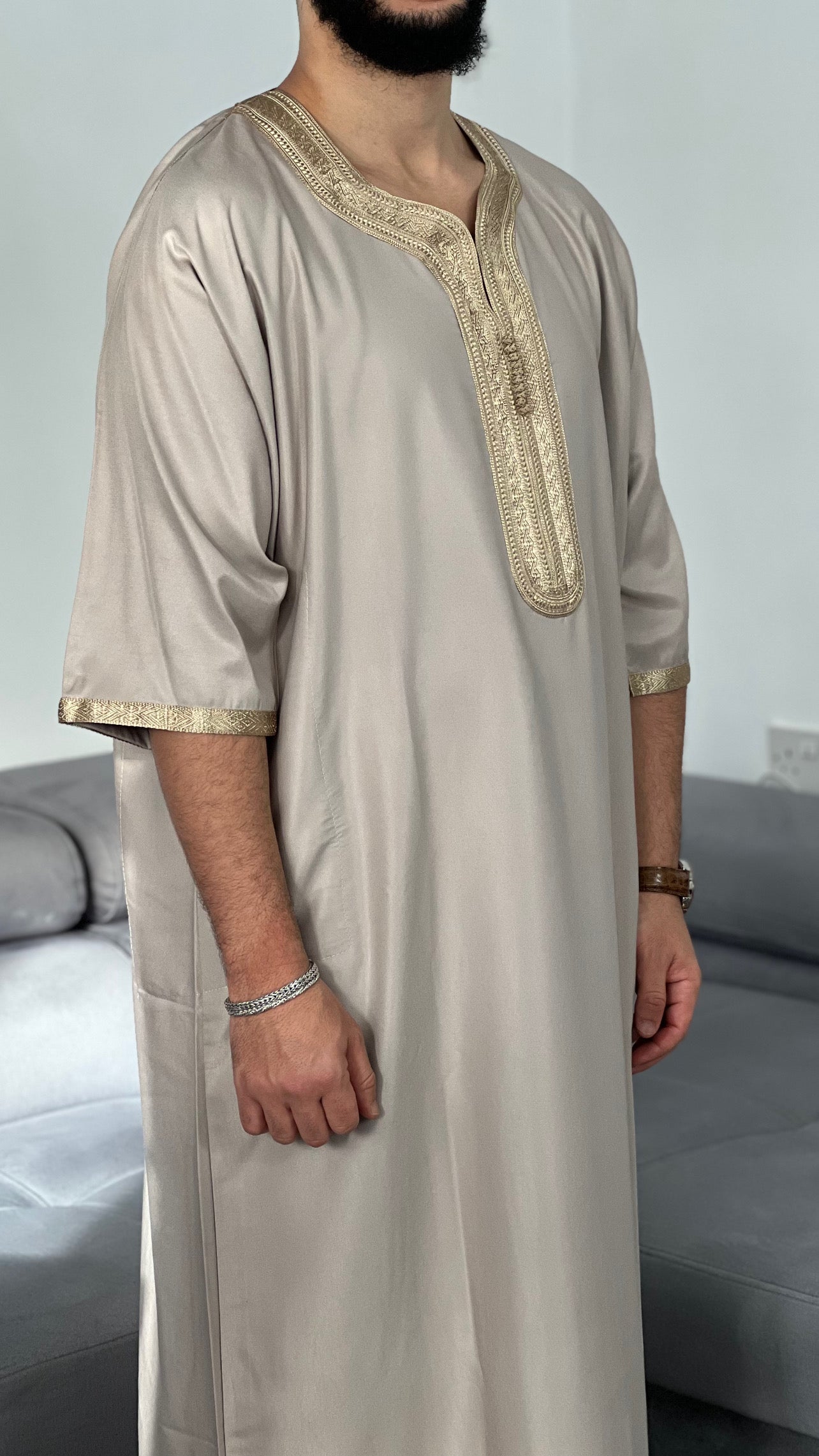 Thobe Gabardine Jubbah Regular Fit