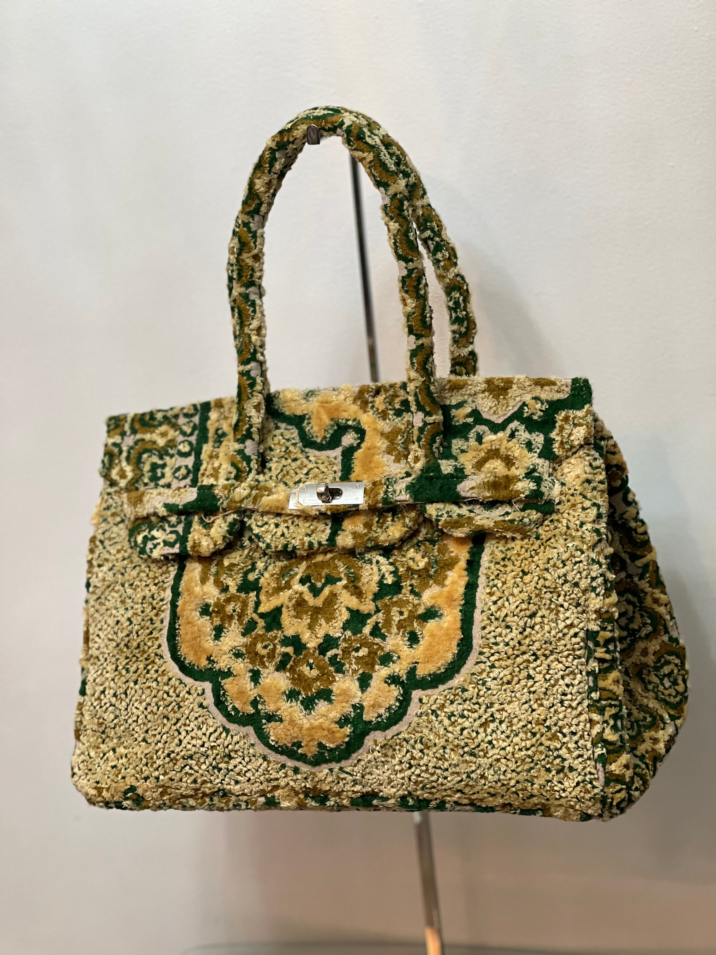 Vintage Handbag Exotic- Made out of Moroccan furniture