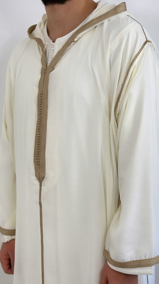 Hooded Premium Nikkah Djellaba see through